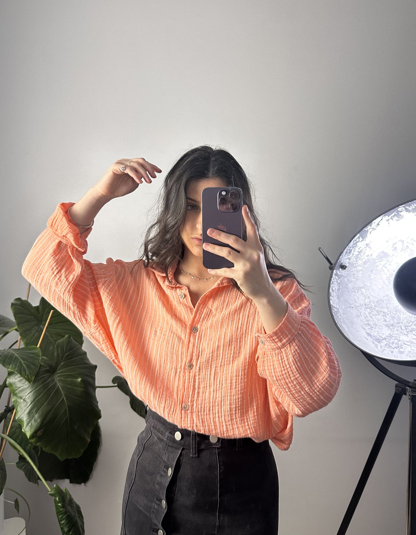CHEMISE ALICE - CORAIL