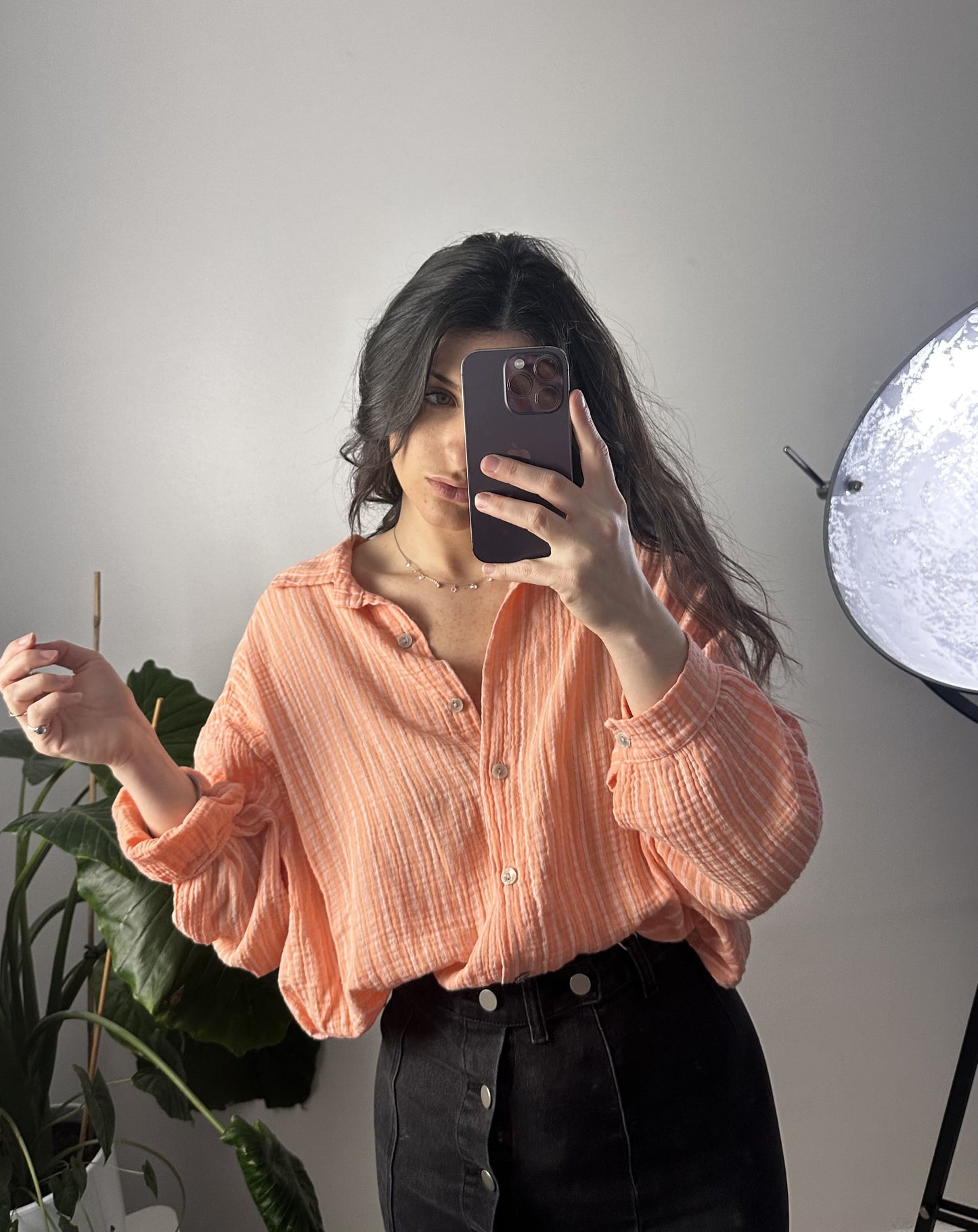CHEMISE ALICE - CORAIL