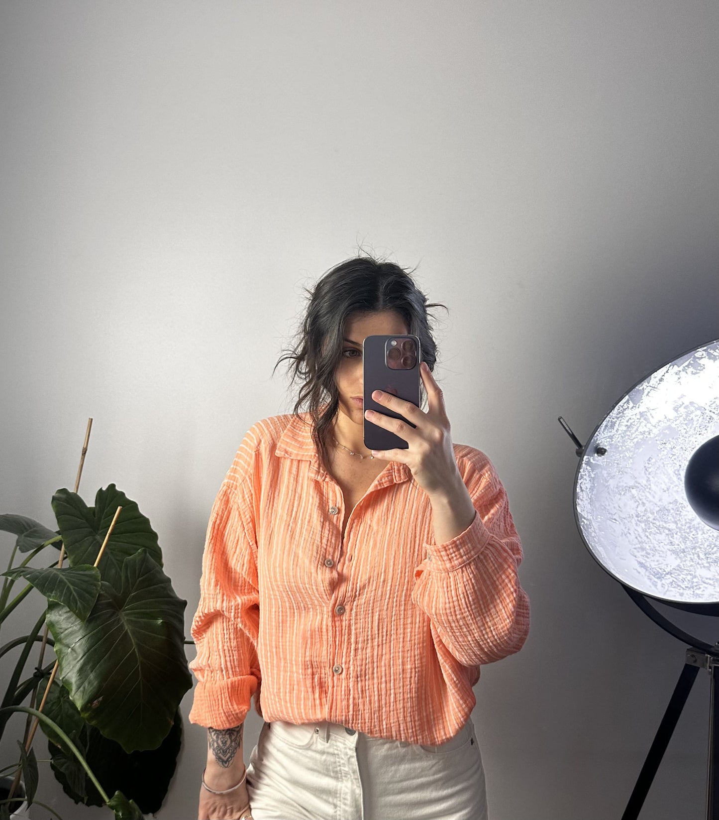 CHEMISE ALICE - CORAIL