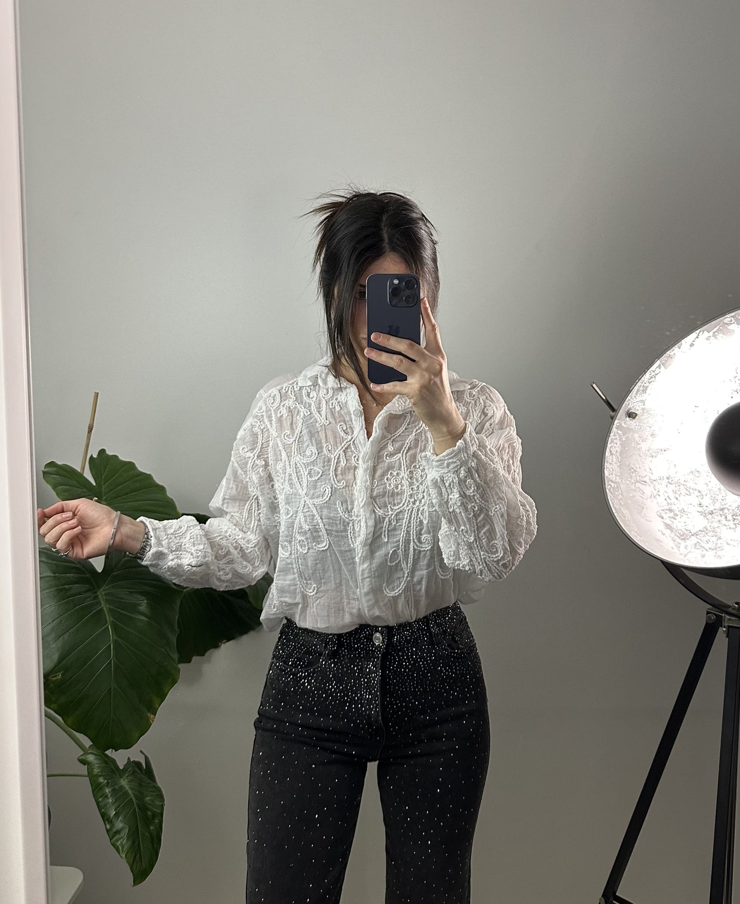 CHEMISE MADDIE - BLANC