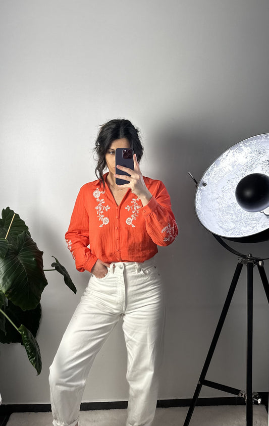 CHEMISE LILY - CORAIL