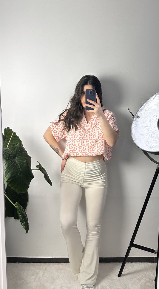 PANTALON NINON - CRÈME