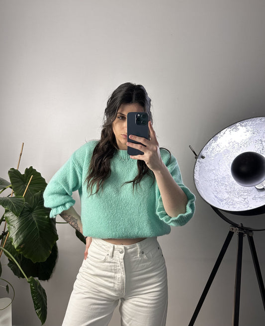 PULL MOHAIR KELLINE - VERT